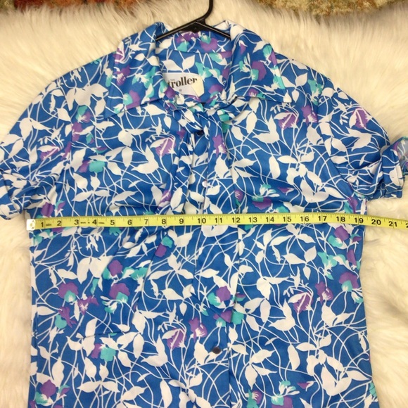 Vintage 60s The Stroller A-line Shift Dress Mod Gogo Hippie Retro Floral Pocket - Picture 7 of 9